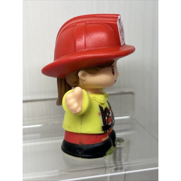 Fisher Price Little People Firefighter Girl Boy Dog Dalmatian lot of 5 Mattel - Picture 4 of 16